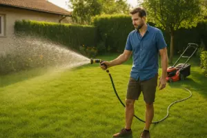 Come si effettua la manutenzione di un prato in estate? Strategie semplici per evitare ingiallimenti
