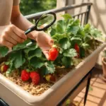 Coltivazione delle fragole in balcone: il metodo che evita muffe e frutti piccoli