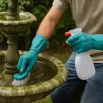 Pulizia periodica delle fontane da giardino: mantieni l’acqua limpida e previeni cattivi odori con un semplice accorgimento