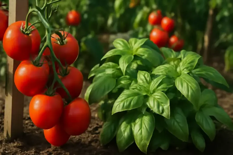 Coltivazione di basilico vicino ai pomodori: il vantaggio che migliora aroma e difende da parassiti