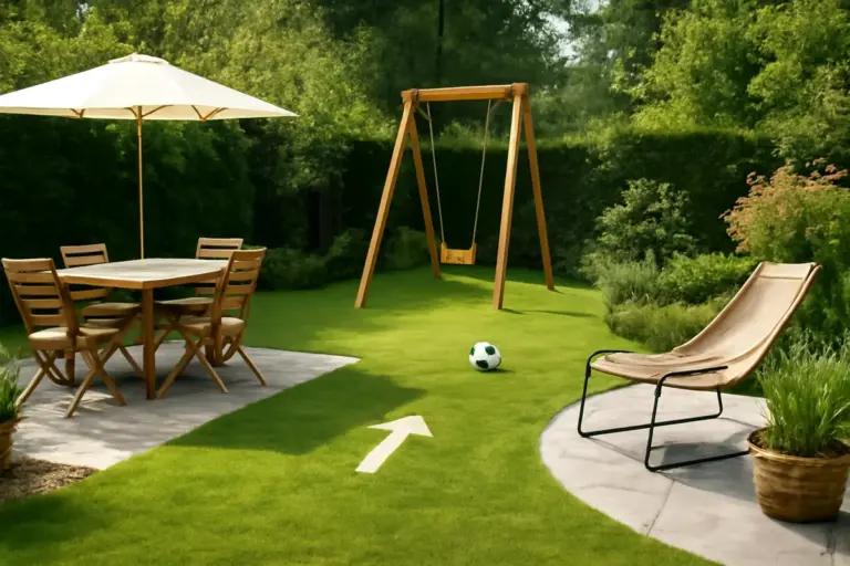 Come suddividere gli spazi del giardino per zona pranzo, gioco e relax? L’accorgimento pratico che li rende armoniosi