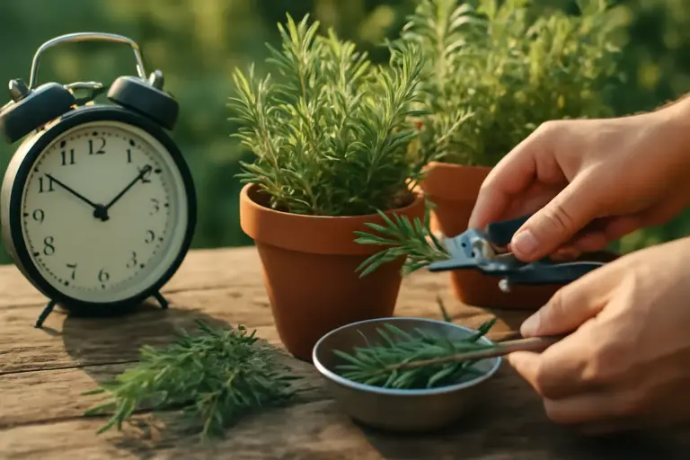 Quando potare le aromatiche per una crescita vigorosa? L’orario efficace che pochi applicano