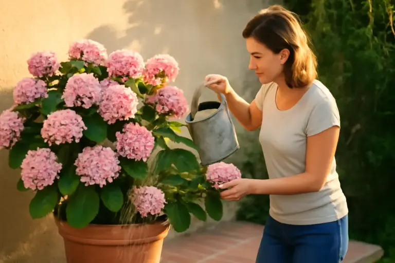 Ortensie in vaso cura e irrigazione: il segreto per una fioritura spettacolare nelle estati calde
